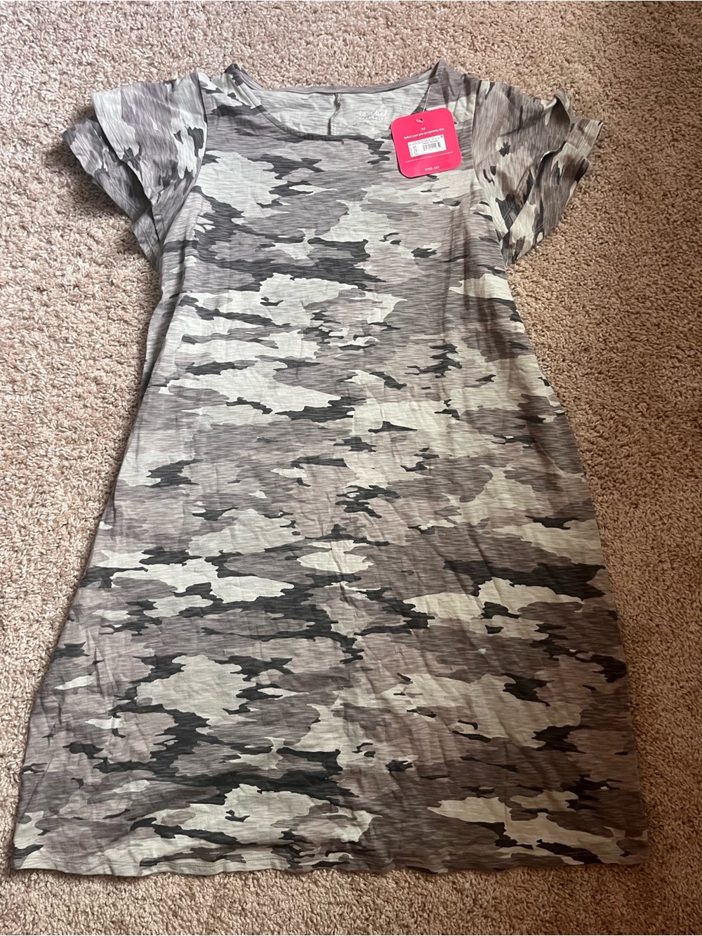 Isabel Maternity by Ingrid & Isabel Gray Camo Maternity Dress